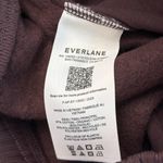 Everlane  Luxe Fleece Wide-Leg Sweatpant in Dark Chocolate, Size X-Small Photo 8