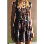 Anthropologie Lili's Closet Sibylline Mesh‎ Dress Small Boho Western  Ikat Photo 2