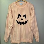 Wildfox  Jack O Lantern Pumpkin Striped Road Trip Sweatshirt Photo 6