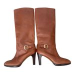 Alex Marie  Cognac Color‎ Side Buckle Leather Boots Size 8M Photo 6