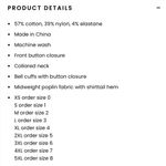 Good American NWT tabbed poplin button down white sz 5/6 (XXL) Photo 2