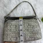 Coach y2k Silver Gray Signature Canvas Mini Purse / Wristlet Photo 12