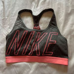 Nike Dri-Fit Grey And Pink Sports Bra Woman’s Size Small Photo 0