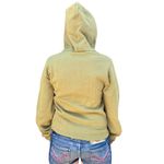 American Apparel Woman Hoodie Zip XS Khaki Green Flex Fleece Collection Pocket Photo 4