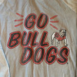 Women’s Georgia Bulldogs football gray raglan style shirt Small Photo 1