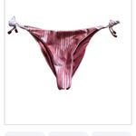 Dolce vita Bikini Bottom with tie strings cinched back NWOT xs small fit Pink Photo 2
