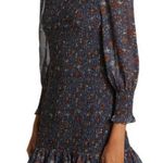 Veronica Beard  Farha Smocked Mini Dress Photo 3