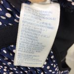 Rebecca Minkoff Madison Silk Black Blue Polka Dot Dress 2 Photo 3