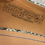 Vionic  Mia Snakeskin Print Leather Almond Toe Heels Size 9 Wide Photo 6