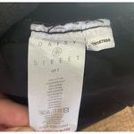 Daisy Street  Star Patch Wide Leg Jeans Black Wash Grommet Detail Size US 3 Photo 7