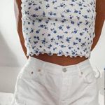 Chelsea and Violet White  Denim Distressed Shorts Photo 0