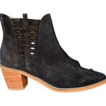 Bueno  Womens Veronika‎ Bootie Size EU 42 US 11 Black Suede Leather Ankle NIB Photo 0