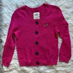Hollister  hot pink cardigan Photo 0