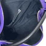 Ganni Knot Purse OS Heliotrope Tech Fabric Mini Bag Removable Strap Photo 7