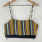 ZARA  Multicolor Striped Knit Cropped Tank‎ Top Size L Photo 0