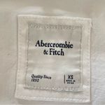 Abercrombie & Fitch  White Cropped Denim Jacket size XS  boyfriend Boxy fit Photo 8
