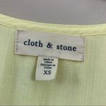 Anthropologie Cloth & Stone Light Yellow Tunic Photo 3
