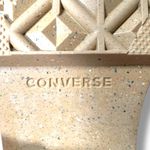 Converse Chuck 70 De Luxe Block Heel Sneakers Tan White Lace Up Size 10.5 Unworn Photo 5