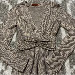 Missoni  Wood Grain Pattern Knit Dress in Natural Photo 9
