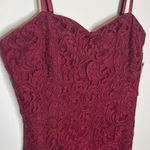 NWT Lulu’s License to Love Burgundy Maroon Lace Bodycon Sleeveless Mini Dress Red Size M Photo 5