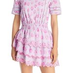 Love Shack Fancy NWT Mavis Mini in Lilac Fusion Floral Tiered Cotton Dress S Photo 6