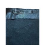 ZARA  black faux leather mini skirt with bow detail sz M Photo 2