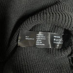 Aster Women’s Lace Up Knit Cropped Sweater in Black Size XS Photo 8