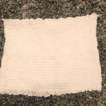 White Smocked Tube Top Size M Photo 2