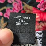 Angie  Floral Sleeveless Button Up Shirt Top  L Oriental Fairycore Whimsigoth Photo 7