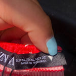 ZARA NWT  RED STAR PATTERNED  SATIN DRESS Photo 6