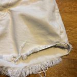 Free People Womens 26 off white Distressed Frayed Festival Jean Denim Shorts Photo 7