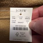 J.Crew Womens Pullover Sweater Button Front Camel Sherpa Tunic NWT Size Large Photo 7