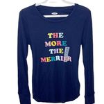 Old Navy  the more the merrier rainbow graphic thermal long sleeve tee size M Photo 0