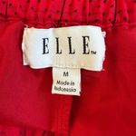 Elle Red & Black Polka Dot Knee Length Skirt Photo 5