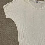 Tre Boutique White Short Sleeve Dolman Sweater S/M Photo 2