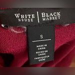 White House | Black Market - Burgundy Knit Cardigan Size S Photo 5