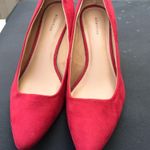 Attention Red Suede Pumps Photo 5