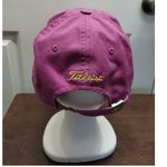 Titleist  Women's Purple Yellow Embroidered Spellout Adjustable Golf Cap Hat Photo 2