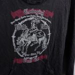 Cowgirl Tuff Co Womens XXL Long Sleeve Western Shirt Distressed Black Rodeo Top Photo 4