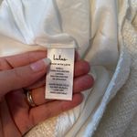 Lulus ‼️ Officially Exceptional Ivory Tweed Lurex Wide-Leg Jumpsuit‼️ Photo 6