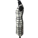 J. McLaughlin  Devon Plaid Sleeveless‎ Sheath Dress Size XS Stretch Office Retro Photo 1