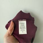 Elloh Burgundy Pocket Detailed Overall Jumpsuit S Photo 4