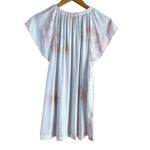Anthropologie Cloth & Stone Pink Tie-Dye Cap Sleeve Relaxed Fit Ecovero Top, M Photo 6