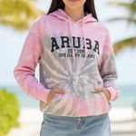 Women's Destinations Pink Gray Tie Photo 0