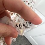 SheIn Sz L White Floral Maxi Tiered Dress with Shoulder Ties NWOT Photo 6