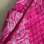 Vera Bradley NEW Pink Laptop Backpack Stamped Paisley Campus Bag Quilted NWT Photo 4