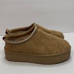 Mudd  Brown Slip-On Mules with Woven Trim Photo 4