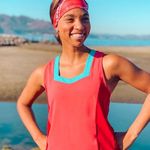 NWOT Crowned Athletics Wayfinder Princess Flow Tank Top Small Red Photo 0