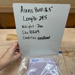 J.Crew  Lavender Sleeveless Ruffle High Neck Blouse Size XS Photo 9