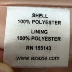 Azazie  Hadley a-line pleated chiffon short dress in Pearl Pink Photo 10